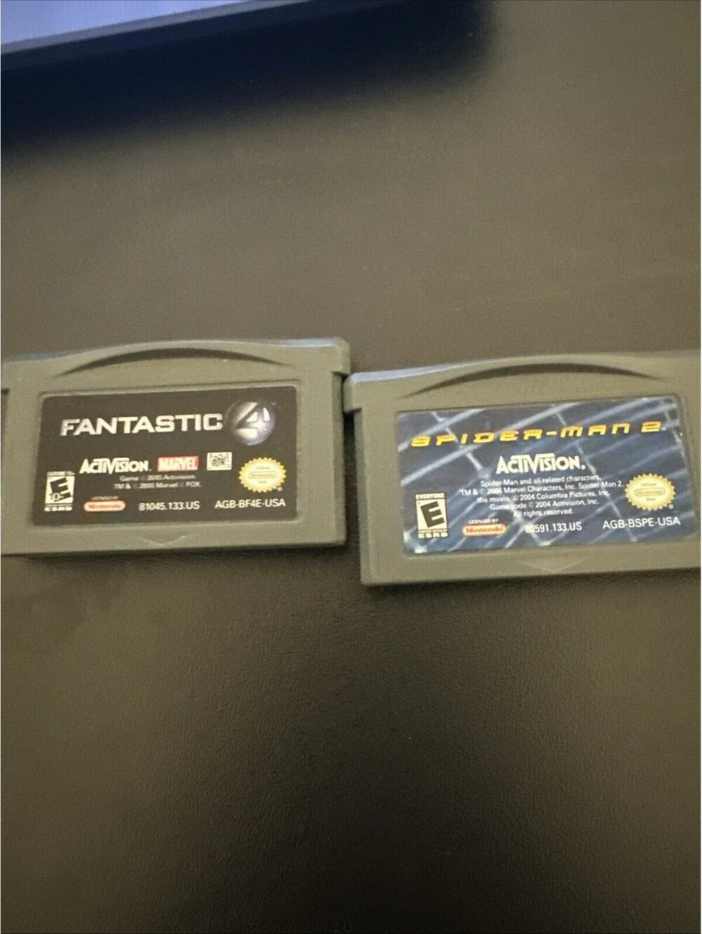 Spider-Man 2 Fantastic Lot Nintendo GameBoy Advance GBA Cartridge